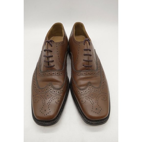 Westbury Brown Leather Wingtip Lace Up Dress Oxfords Shoes Men\'s 42 / 8 main image 5